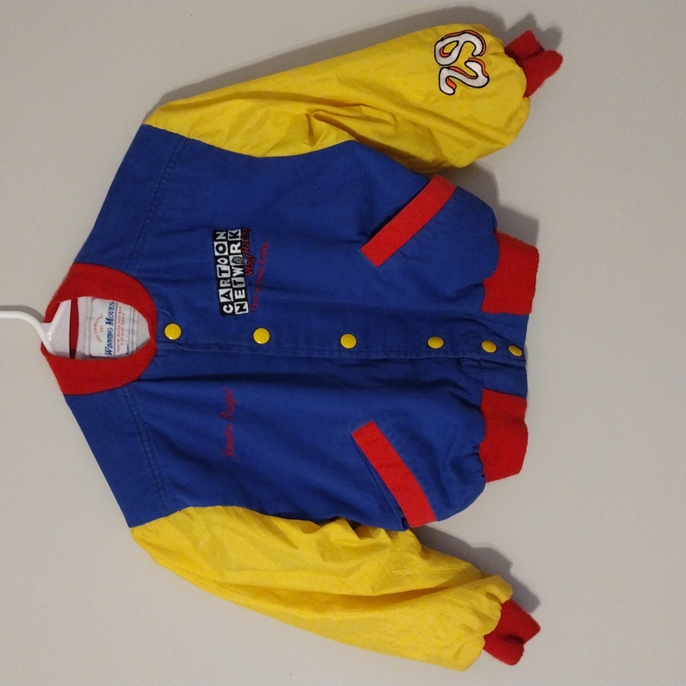 Vintage cartoon network wacky racing kids jacket